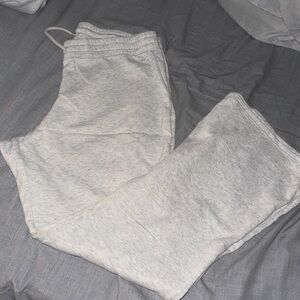 gray flare sweatpants from Hollister